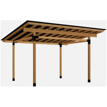 Canopy Configurator (95x95mm lumber)-Roof(option 3