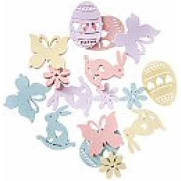Koka dekoru komplekts "Easter", 20gab