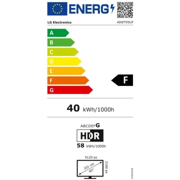 LG 40WT95UF-W