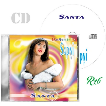 CD SANTA KASPARSONE - Krāsainie Sapņi