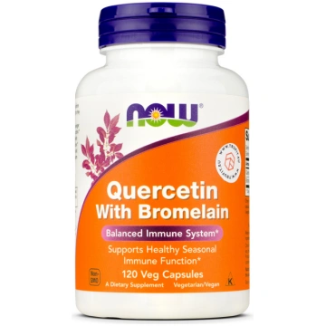 Quercetin With Bromelain Now Foods 120 kapsulas