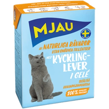 Bozita Mjau Chicken Liver 380g - Sulīgi gabaliņi ž