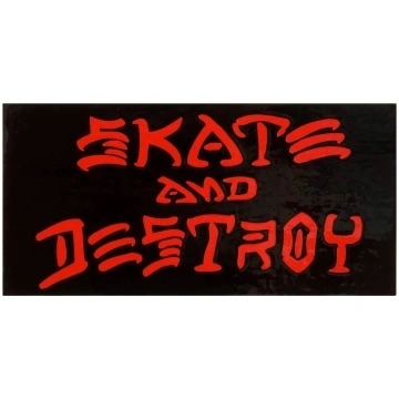 Skate and Destroy Medium Sticker Thrasher