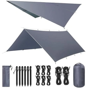 Tarp 3 x 4 m ūdensizturīga ultraviegla kempinga te