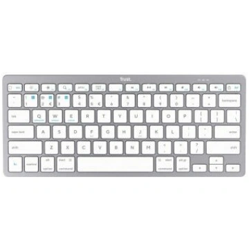 Klaviatūra Trust Wireless Bluetooth Keyboard Silve