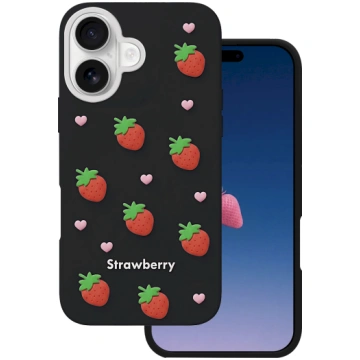 Mocco Strawberry Back Case Aizmugurējais apvalks p