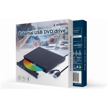 Gembird External USB DVD Drive DVD-USB-031 Interfa