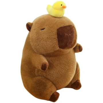 Capybara Plush Toy Set Mommy with 4 Little Capibar