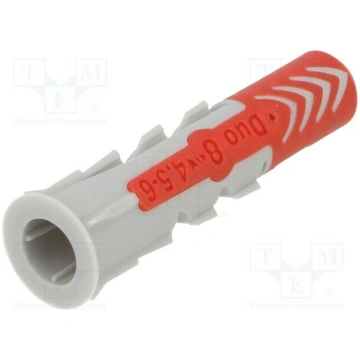 Plastic anchor; without screw; 8x40; DUOPOWER; 100