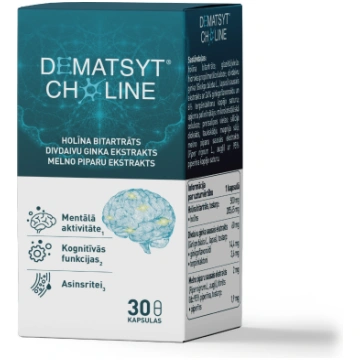 DEMATSYT® Choline kapsulas, 30 gab GENELIFE S.R.L