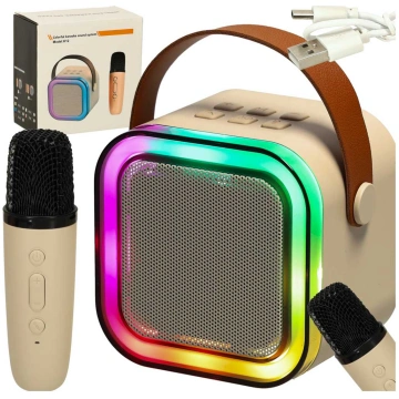 Pārnēsājams karaoke komplekts ar Bluetooth skaļrun