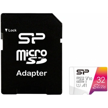 Silicon Power memory card microSDHC 32GB Elite + a