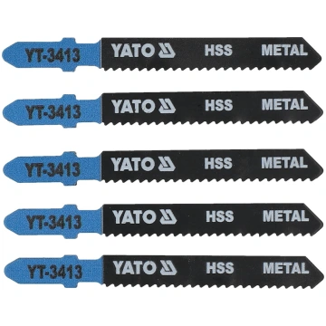 Yato Zāģa asmeņi YT-3413, 5gab, 8mm, 75mm, HSS, 12