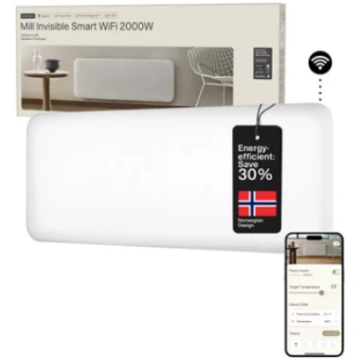 Mill Invisible Smart WiFi Heater | PA2000WIFI4 | P
