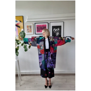 Zero Waste One of a Kind Patch Work Oversized Hant