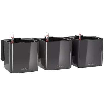 Zaļās sienas mājiņu komplekts LECHUZA CUBE GLOSSY 