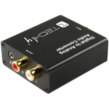 Techly Techly Przetwornik DAC Toslink Coaxial do A