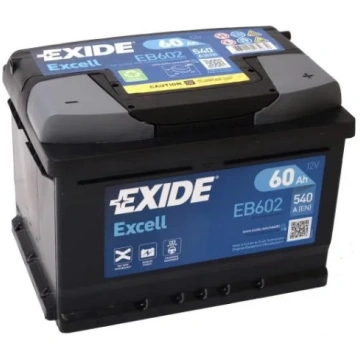 Akumulators EXIDE EXCELL EB602 12V 60Ah 540A(EN) 2