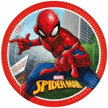 Šķīvji Spiderman Crime Fighter, 23 cm, 8 gab Proco