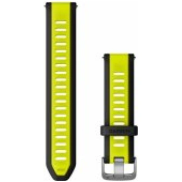 Garmin 20mm Quick Release Silicone Strap Slate Bla