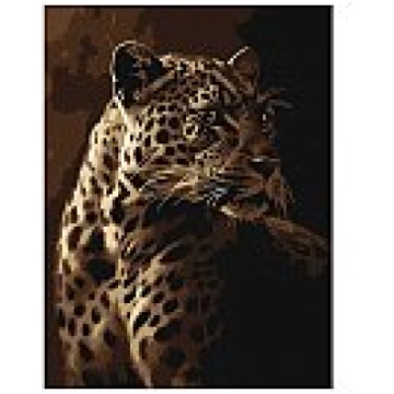 Komplekts gleznošanai pēc numuriem "The leopard"s 