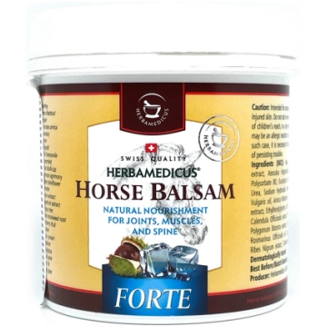 HERBAMEDICUS Šveices zirgu balzāms FORTE atvēsinoš