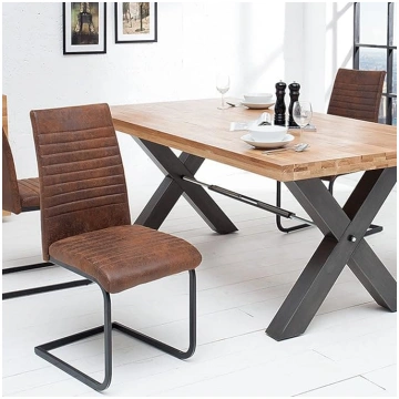 invicta INTERIOR Industrial Cantilever Chair Apart