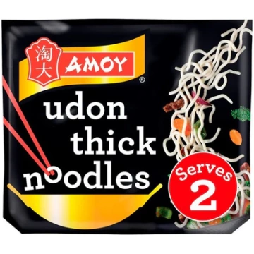 Amoy Straight To Wok Udon Thick Noodles 2 x 150g