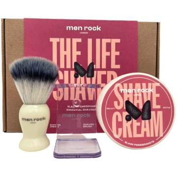 Men Rock The Life Shaver Black Pomegranate Essenti