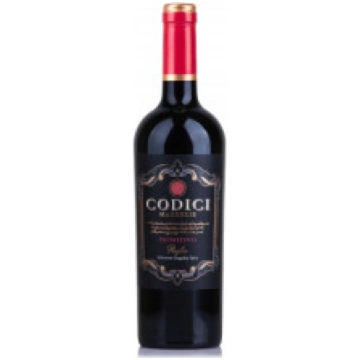 Vīns "Codici Primitivo Puglia IGT" 13.5% 0.75L sau