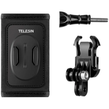 Telesin backpack strap mount with J-hook mount for