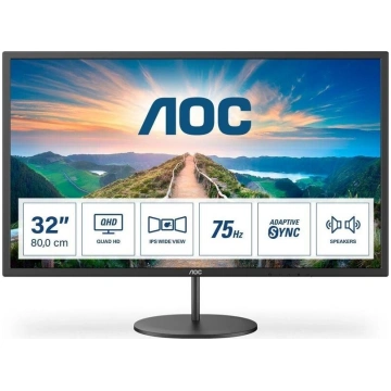 Monitors AOC Q32V4 31.5" QHD IPS 75Hz 250cd/m2 4ms