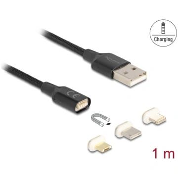 Delock Magnetic USB Charging Cable Set for 8 Pin L