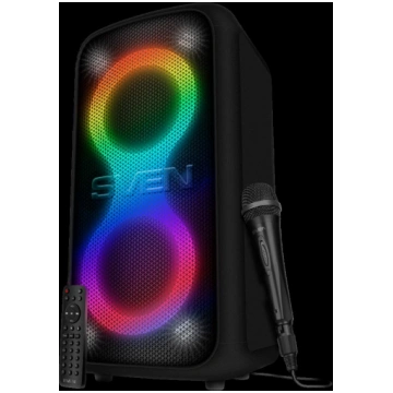 Portable speaker SVEN PS-1000, black, power output