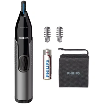 Philips 3000, melna/pelēka - Trimmeris deguna un a