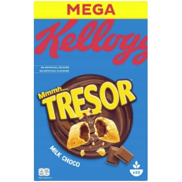 Kellogg's Tresor Milk Choco 660g uszkodzone K