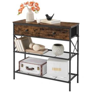 Tajsoon Console Table with 2 Drawers, 31.5 Inch Na