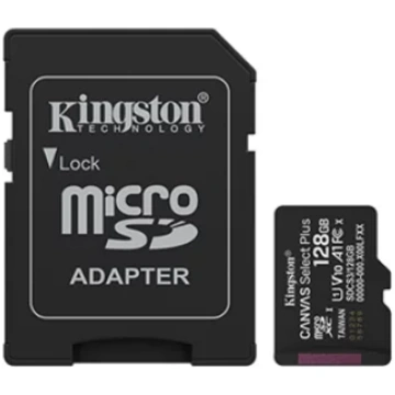 Kingston Canvas Select Plus | 128 GB | microSD | F