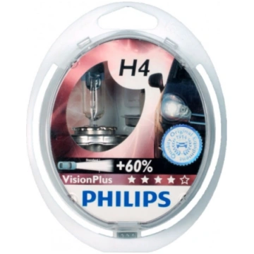 H4 55/60W Philips Vision Plus +60% 2 gb