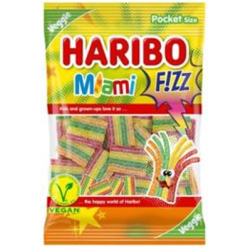 Košļājamās konfektes HARIBO Miami Fizz 85g