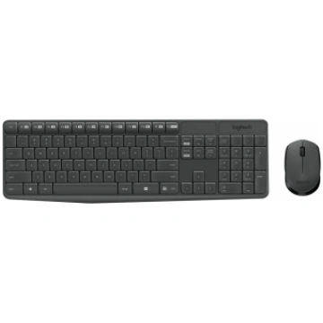 Logitech Logitech MK235 Bezvada Klaviatūra + Dator