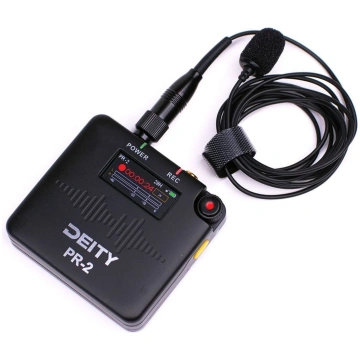 Deity PR-2 Stereo Diktofons ar piespraužamo mikrof