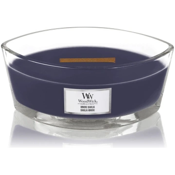 Svece, formas WoodWick Ellipse Hinoki Dahlia, 40 h