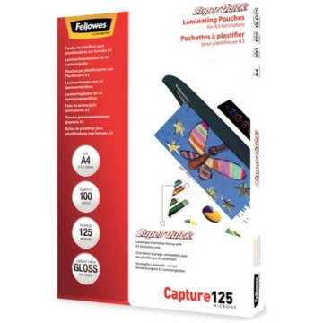 FELLOWES LAMINATING POUCHES A4 - 100 PIECES 544010