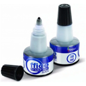 Zīmogu tinte Forpus 30ml, melna FO604238 475065060