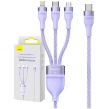 Baseus Flash Series 2 3-in-1 USB kabelis USB-C + m