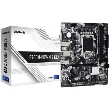 Asrock B760M-HDV M.2 D4 Mātesplate Micro-ATX / Int