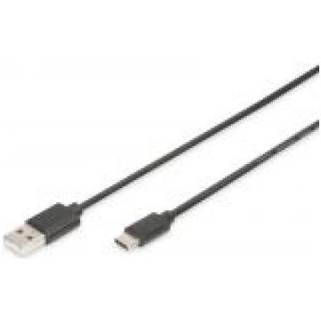 Digitus USB Type-C connection cable, Type USB-A to