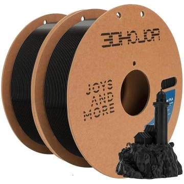 3DHoJor PLA filaments 1,75 mm melns, 3D printeru f