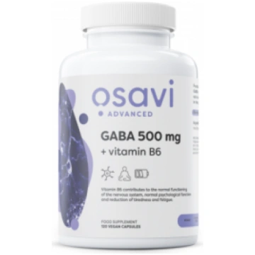 Gaba 500 mg + Vitamin B6 Osavi 120 vcaps